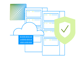 Illustration with server